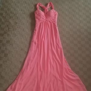 NWT Morilee Pink Cantalope, Salmon, Chiffon Special Occasion, Prom Dress Size 10